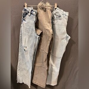 Bundle high rise baggy Art class jeans size 8.
